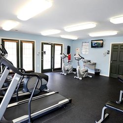 gym view at Cedar Trace located in Greensboro, NC