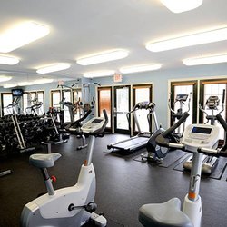 gym view at Cedar Trace located in Greensboro, NC