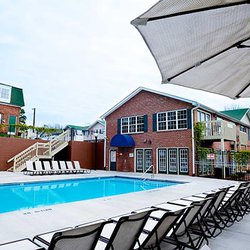 pool view at Cedar Trace located in Greensboro, NC