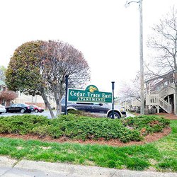 exterior view at Cedar Trace located in Greensboro, NC
