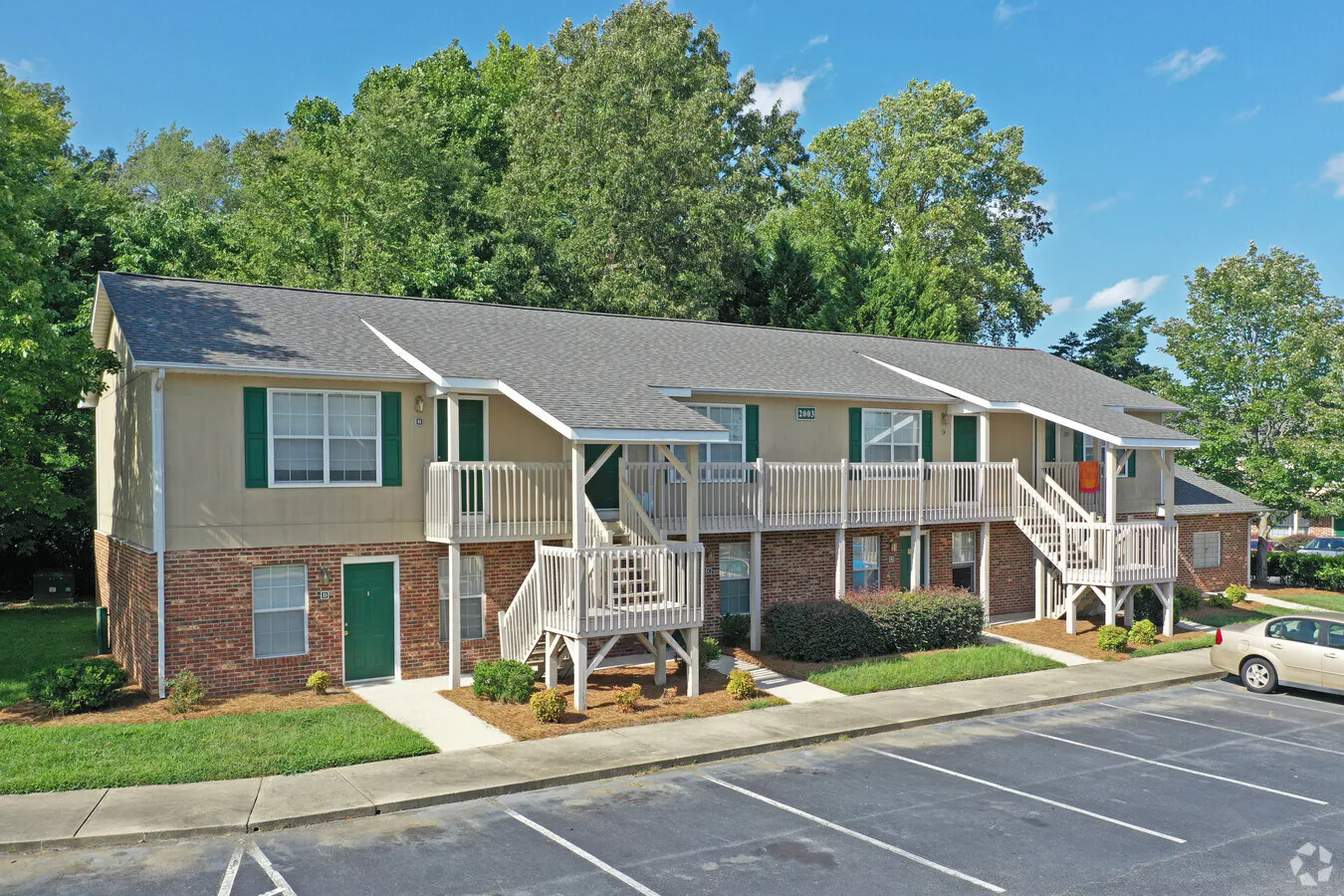 exterior view at Cedar Trace located in Greensboro, NC