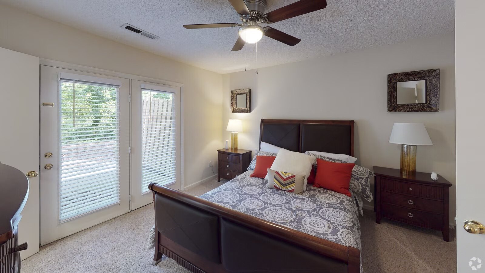 bedroom view at Cedar Trace located in Greensboro, NC