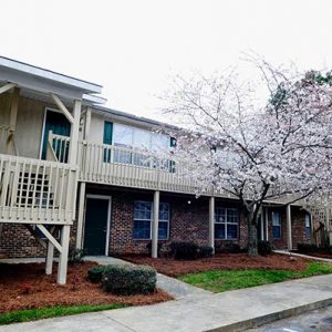 Apartment building exterior